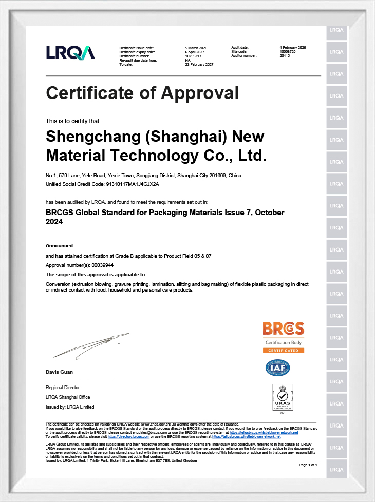 Certification